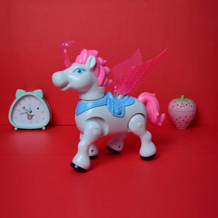 Pega Source Horse Toy | Swinging Wings &amp; Bouncing Pony Action - Golu Baby