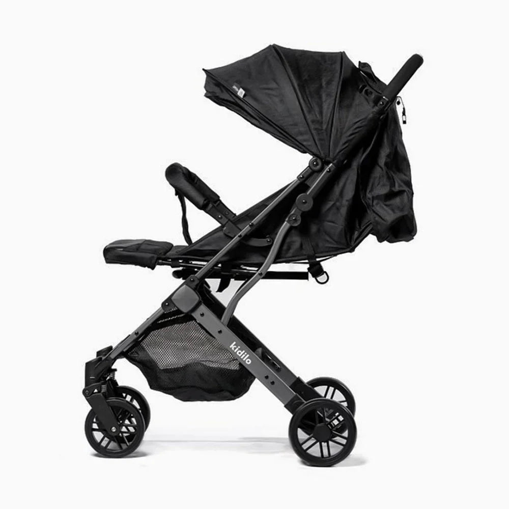 Kidilo K8 Pro Baby Stroller – Black | Golu baby