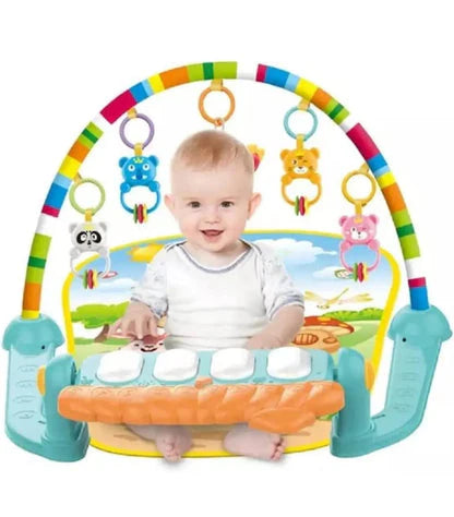 3 in 1 Piano Fitness Rack Play Gym Activity for Babies | Golu Baby