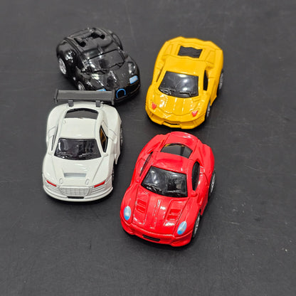 Mini Die-Cast Model Vehicle Set – Pack of 4 Cars for Kids | Golu Baby