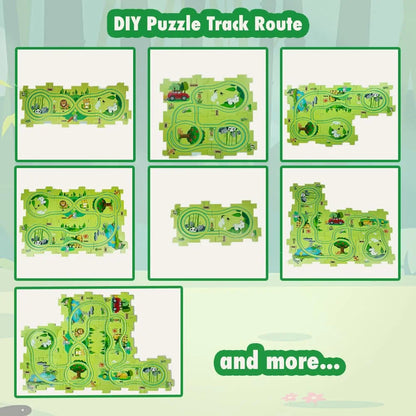 Rail Puzzle Car Track Game | Fun Activity Toy for Kids - Golu Baby