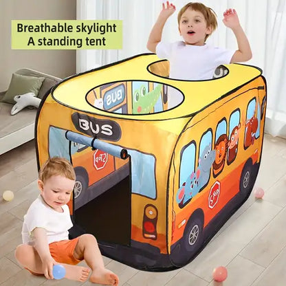 Bus Shape Kids Tent – Foldable Playhouse for Fun & Travel | Golu Baby