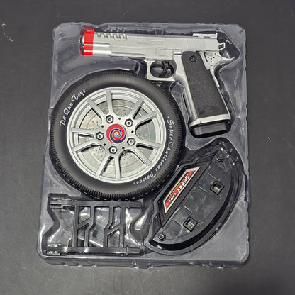 Sharp Shooter Toy Gun – With Flashlight & Sound Effects | “Look at Me” Shooter by Golu Baby