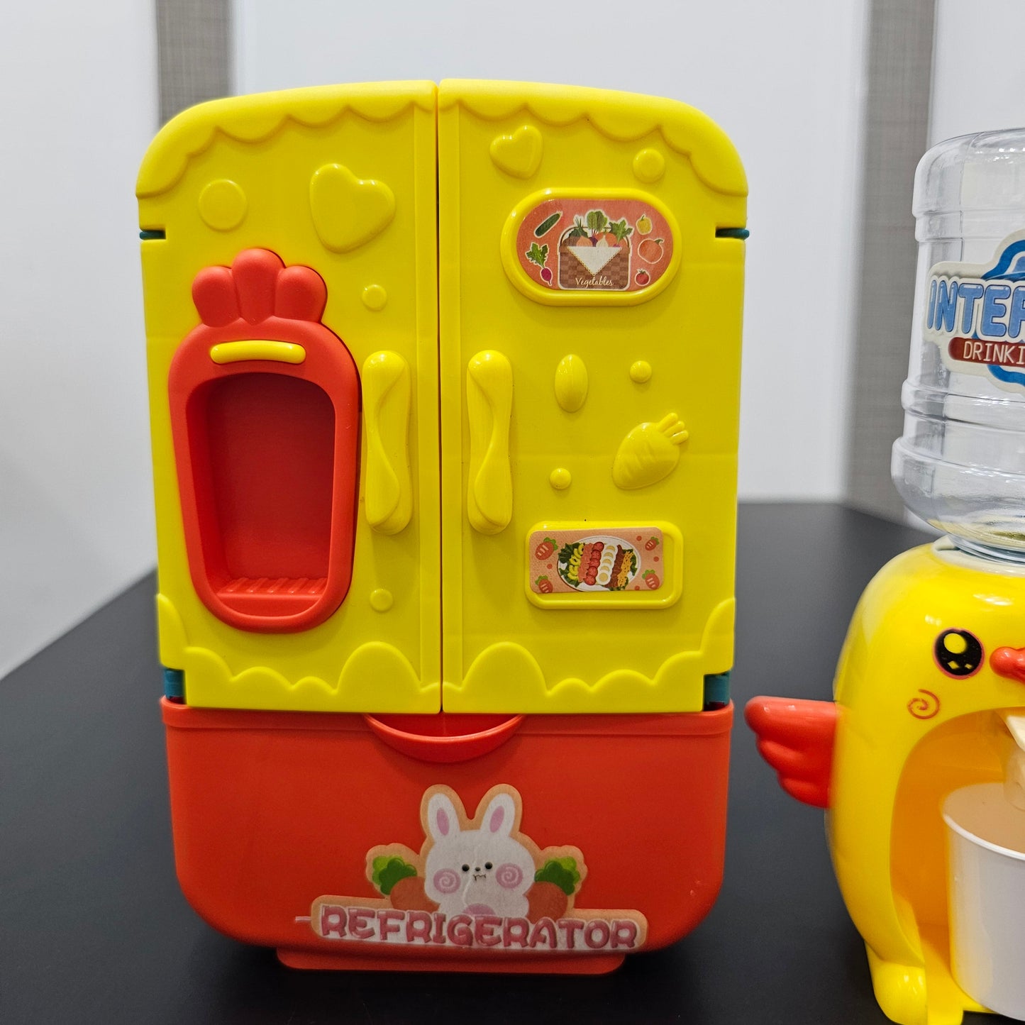 Duck Shape Water Dispenser with Mini Refrigerator - Golu Baby