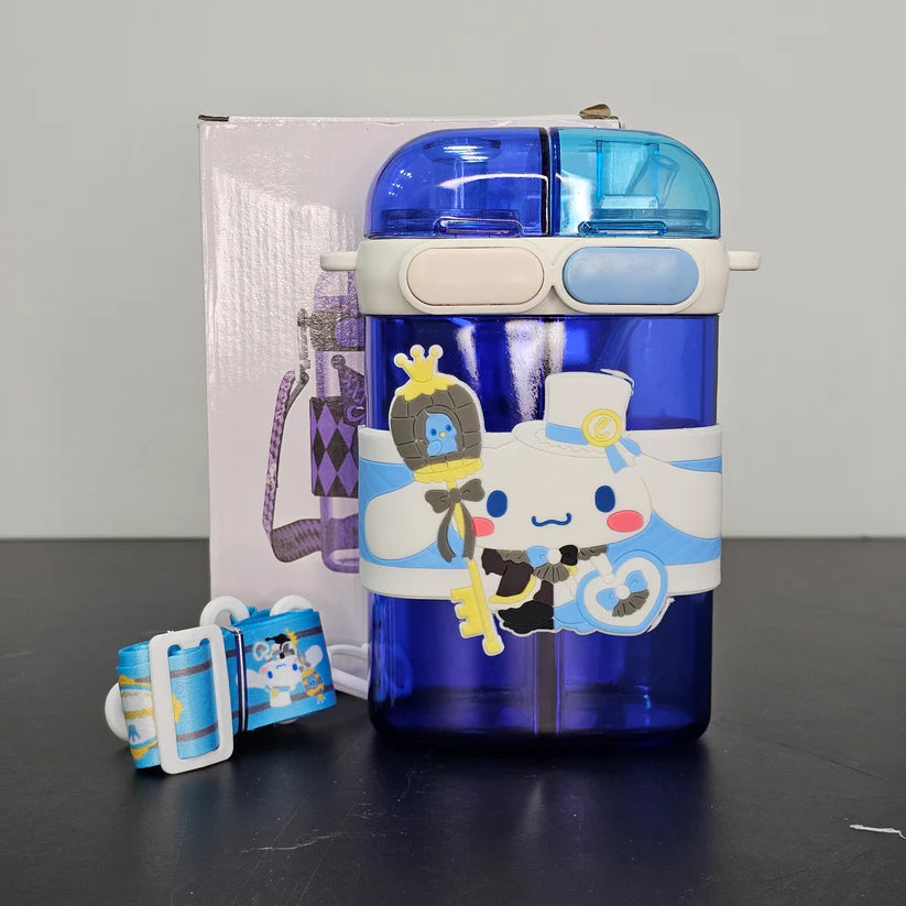 2-in-1 Kids Water Bottle 600ml – Straw & Sipper | Golu Baby