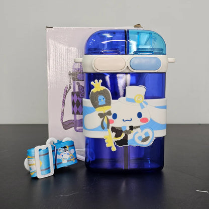 2-in-1 Kids Water Bottle 600ml – Straw & Sipper | Golu Baby