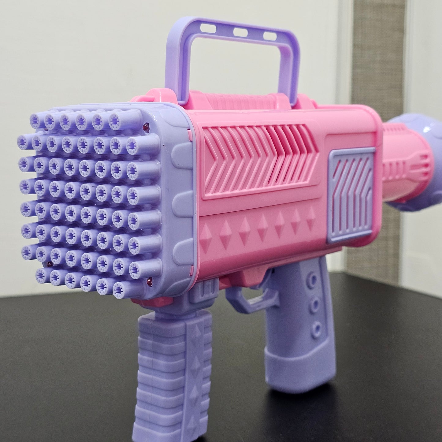 60-Hole Bubble Gun with Lighting Effect – Rechargeable USB Bubble Blaster for Kids 3+ | Golu Baby