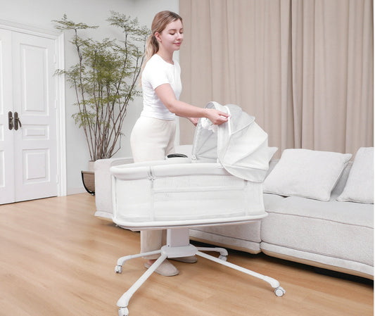 Dream Starlight Bedside Bassinet – 5-in-1 Smart Baby Bed for Sleep, Play & Comfort | Golu baby
