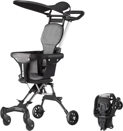 Two-Way Push Compact Baby Stroller – Lightweight & Anti-Rollover Design | Golu Baby