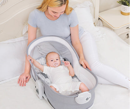 6 in 1 Deluxe Multi-Functional Bassinet for Newborns | Golu baby