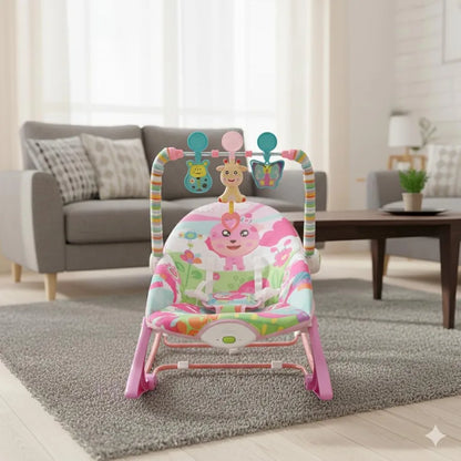 Baby Rocker – Infant to Toddler with Fold-Out Kickstand (0M+, 40 lbs / 18 kg) | Golu Baby