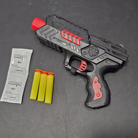 Black Hawk 10-Shot Pressure Transmitter Toy Gun – Dual Function Long-Range Blaster | Golu Baby