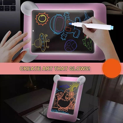 Magic Glow Light-Up Drawing Board with 8 Light Effects | Golu Baby