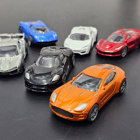Die-Cast Model Car Set – Pack of 6 Mini Metal Cars for Kids | Golu Baby