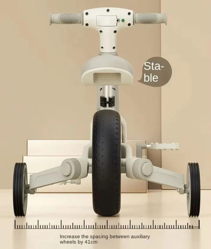 RideGlide 3-Wheel Balance Tricycle – Anti-Rollover Kids Sliding Bike