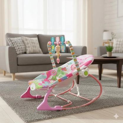 Baby Rocker – Infant to Toddler with Fold-Out Kickstand (0M+, 40 lbs / 18 kg) | Golu Baby