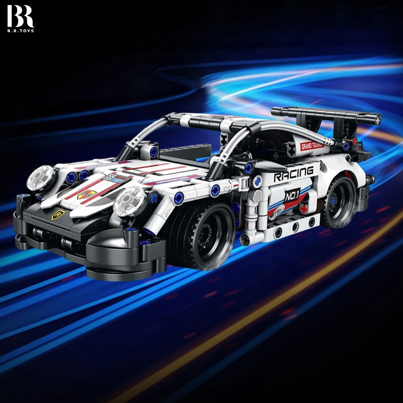 Remote Control Sports Car Building Block Set – 2.4 GHz, 386 Pieces | Golu Baby