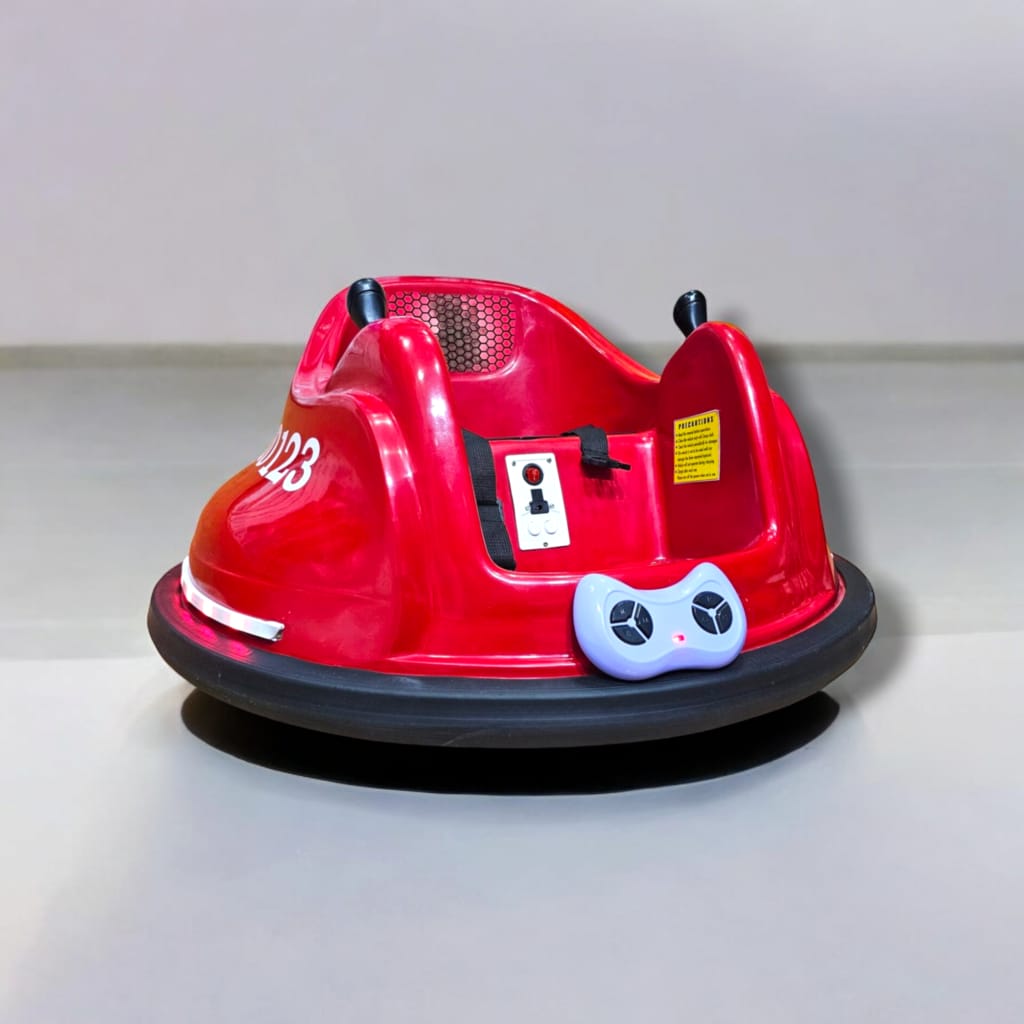Kids Electric Bumper Car – 360° Spin, Music & LED Lights | Golu Baby