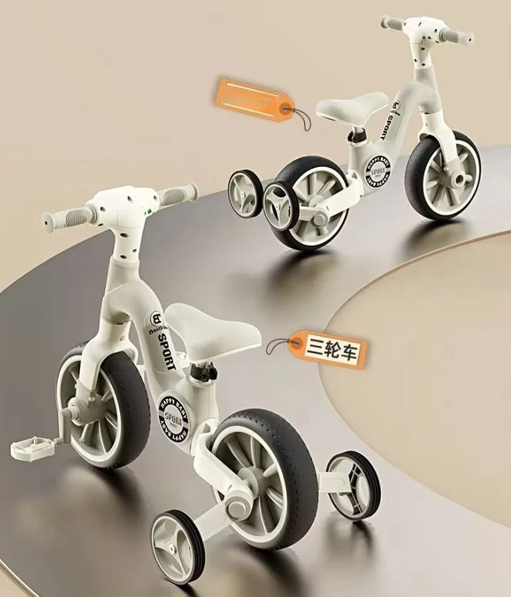 RideGlide 3-Wheel Balance Tricycle – Anti-Rollover Kids Sliding Bike