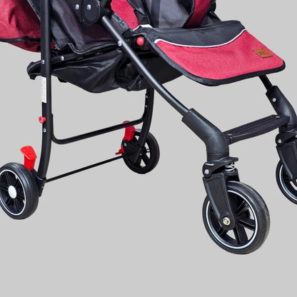 Lightweight Baby Stroller – Foldable with 360° Wheels & Sun Canopy | Golu Baby