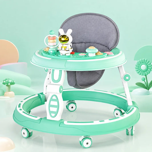 Baby Walker with Music, 360° Rotating Wheels & Attractive Toys #HZL-603