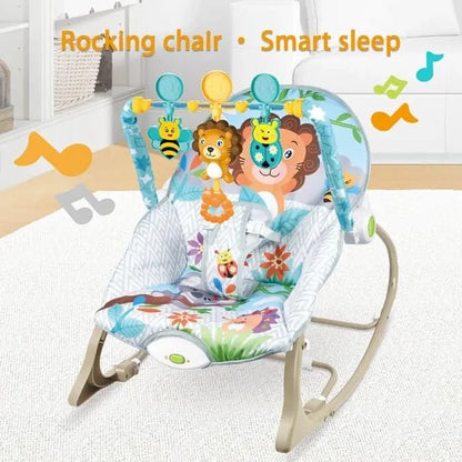 Baby Rocker – Infant to Toddler with Fold-Out Kickstand (0M+, 40 lbs / 18 kg) |Golu Baby