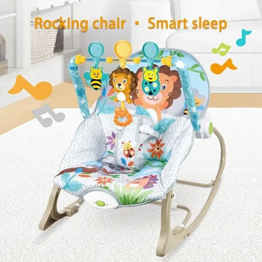 Baby Rocker – Infant to Toddler with Fold-Out Kickstand (0M+, 40 lbs / 18 kg) |Golu Baby
