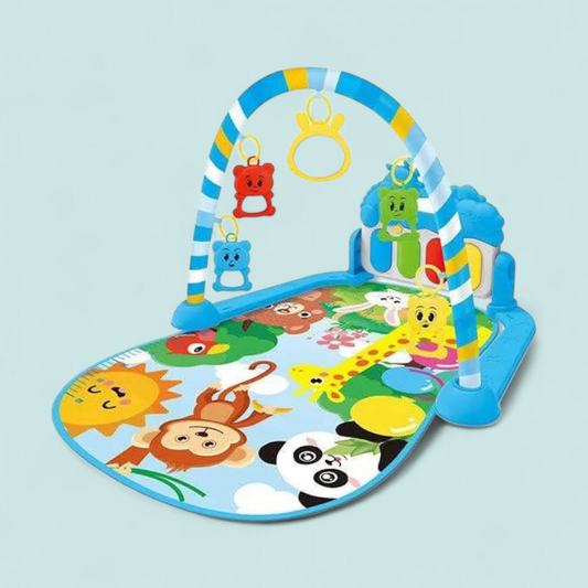 3 in 1 Fitness Rack Activity Play Gym Mat for Kids – Golu baby