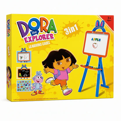 EduMaster 3-in-1 Kids Learning Easel – Magnetic Whiteboard, Blackboard & Writing Board