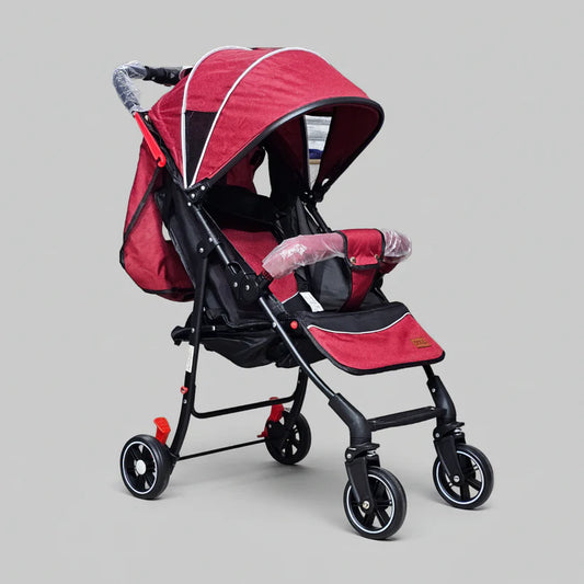 Lightweight Baby Stroller – Foldable with 360° Wheels & Sun Canopy | Golu Baby