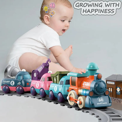 Rail Train Toy Set – Musical Educational Train with Lights | Golu Baby