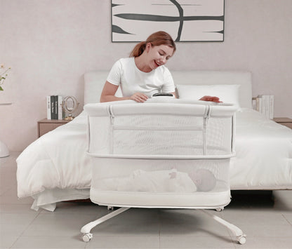 Dream Starlight Bedside Bassinet – 5-in-1 Smart Baby Bed for Sleep, Play & Comfort | Golu baby