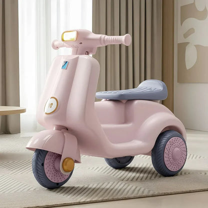 Kids Scooter Bike – Manual Ride-On with Lights & Music | Golu Baby