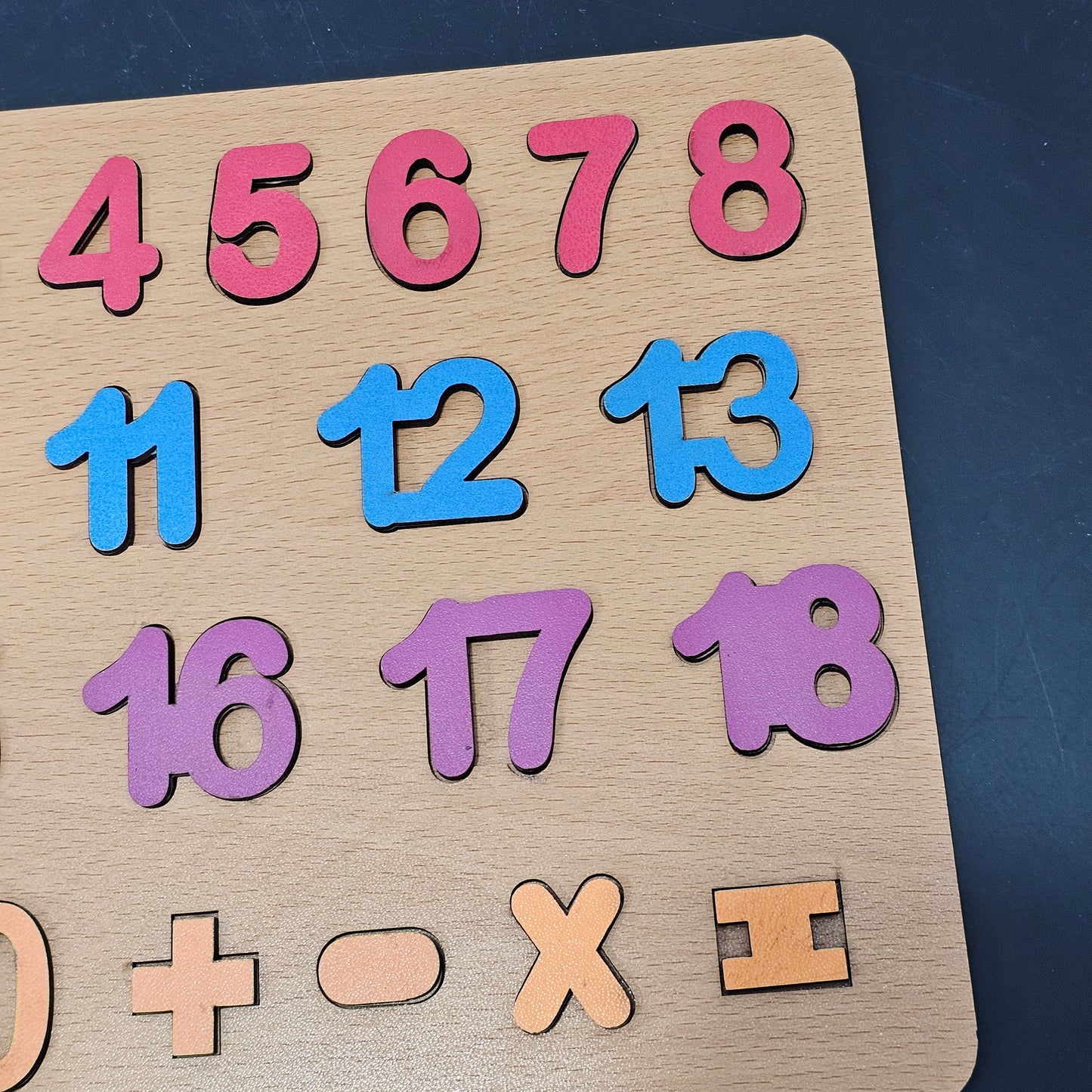 Wooden Counting Board – Montessori Math Learning Toy | Golu Baby