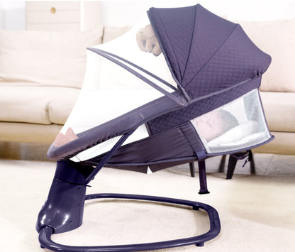 3-in-1 Deluxe Multi-Functional Bassinet – Smart Swing, Cozy Seat & Soothing Cradle | Golu baby