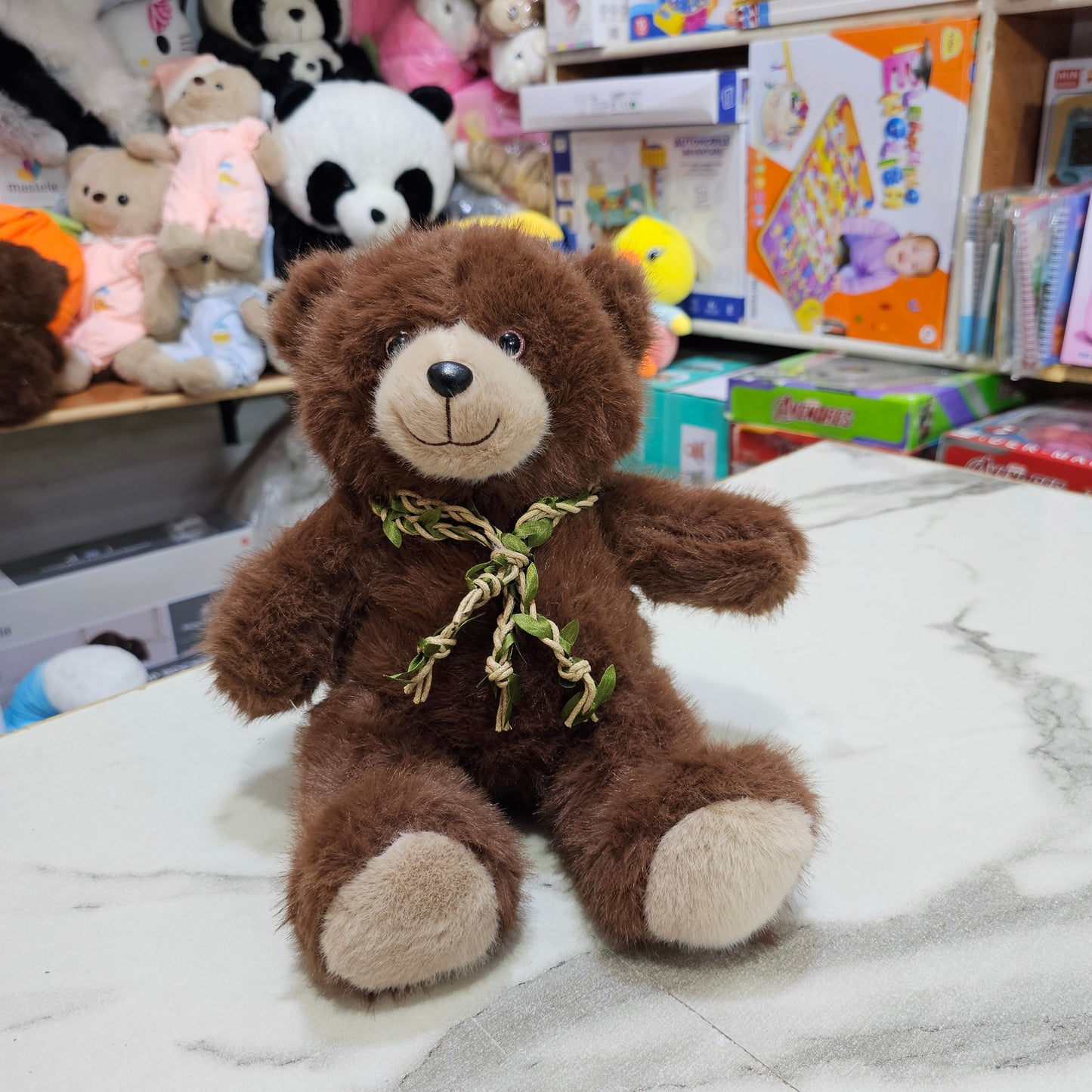 Leaf Bear – Brown Colour – 30cm Plush Toy | Golu Baby