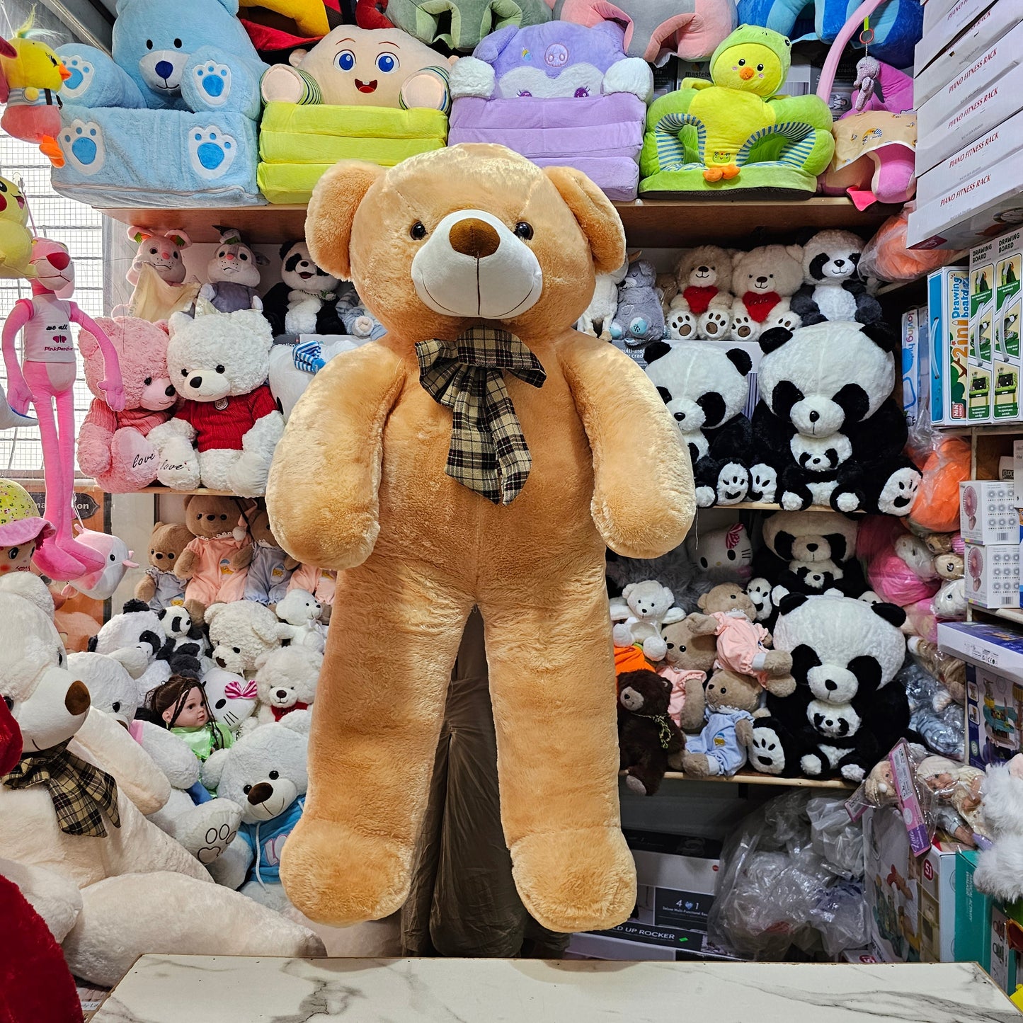 Light Brown Teddy Bear – 5 Feet Soft Plush Toy | Golu Baby