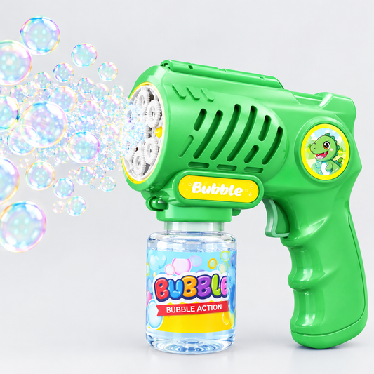 Kids Mini Bubble Gun with Music & Colourful Lights