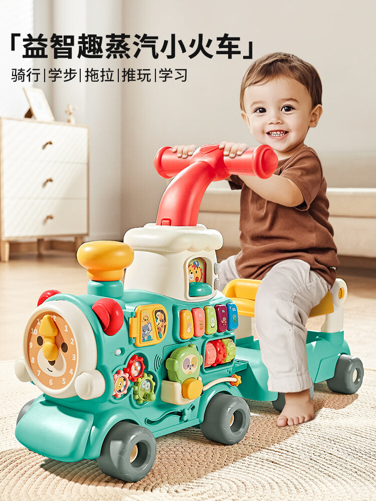 Multifunctional Baby Walker Train – 5 in 1 Activity Ride - Golu Baby