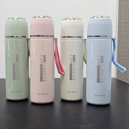 Classic Steel Water Bottle Cup – 450ml | Durable & Portable | Golu Baby