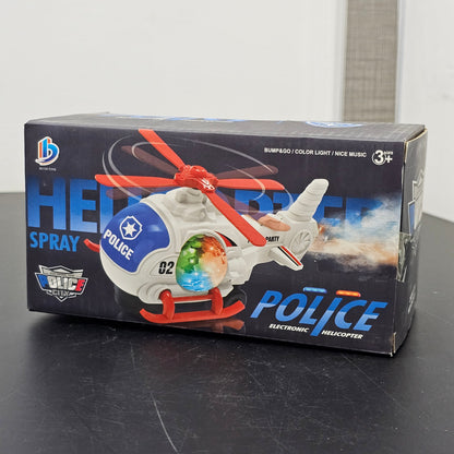 Police Helicopter Toy – Music & Flashing Lights | Golu Baby