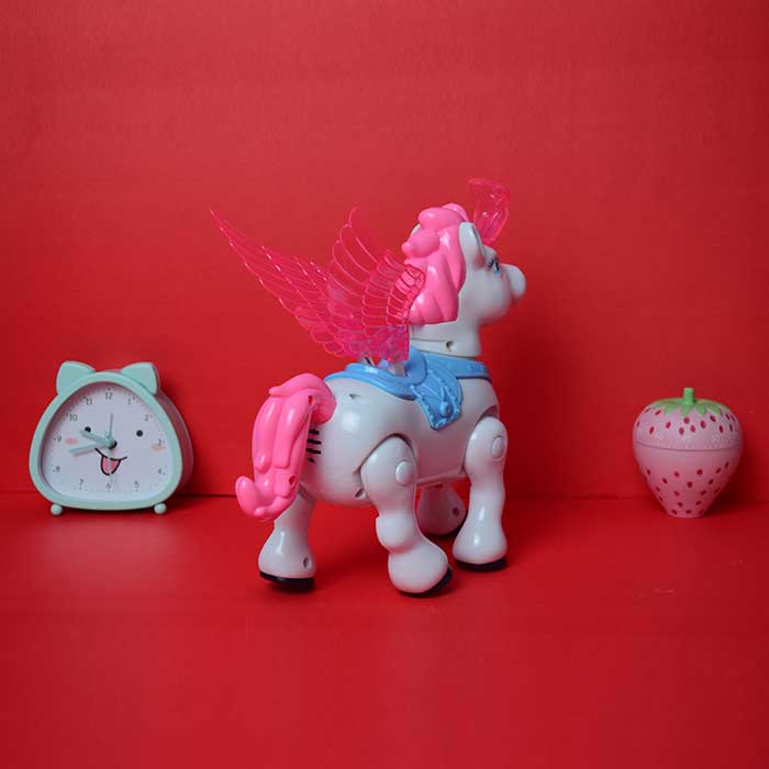 Pega Source Horse Toy | Swinging Wings &amp; Bouncing Pony Action - Golu Baby