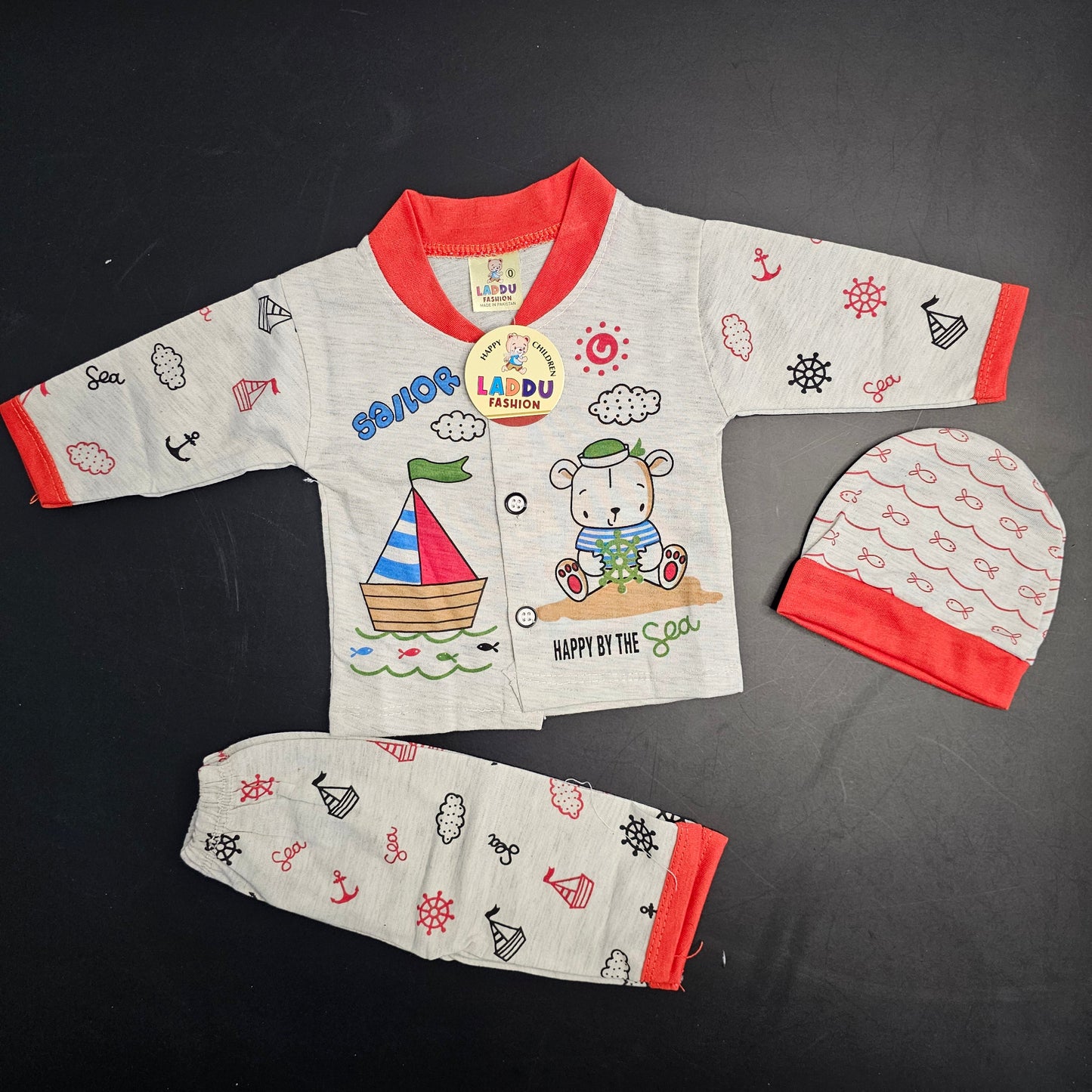 Laddu Baby Dress – New Born Baby | Golu Baby