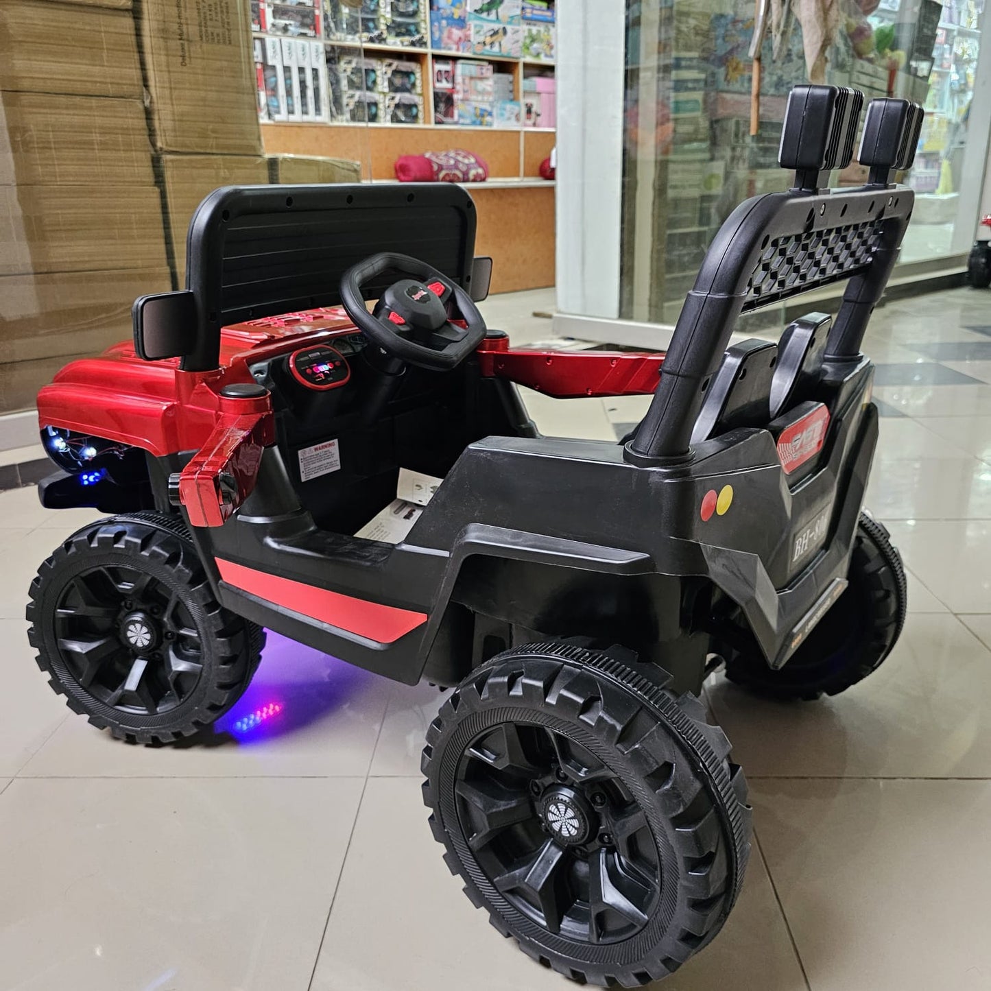 Power Wheel Electric Car for Kids – Luxury Ride-On with Music, Lights & Remote Control | Golu Baby