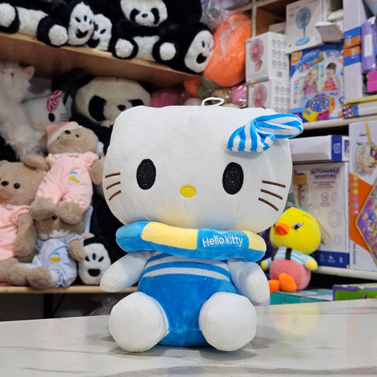 Blue Ring Kitty – 28cm Plush Toy | Golu Baby