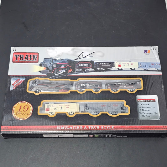 Rail King Intelligent Classic Train Set – 19 Pcs Track & Train Set for Kids | Golu Baby