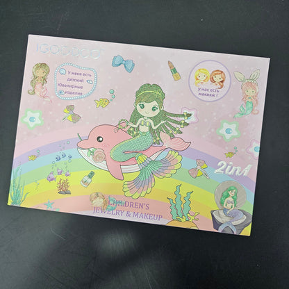 Children’s 2 in 1 Makeup & Jewellery Box – Glamour & Fun in One! -Golu Baby