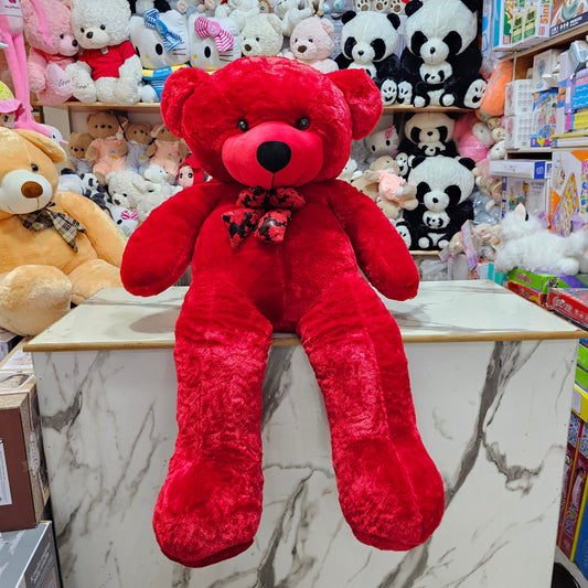 Giant Red Teddy Bear – 5 Feet Soft Plush Toy | Golu Baby