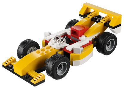 Architect Bricks Toy Set – Super Racer 3-in-1 Building Kit (121+ Pcs) | Golu Baby