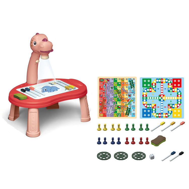 Dinosaur Projector Drawing Board – 34 Pcs Creative Art Set - Golu Baby